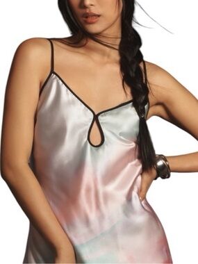 Anthropologie Geisha Satin Dress